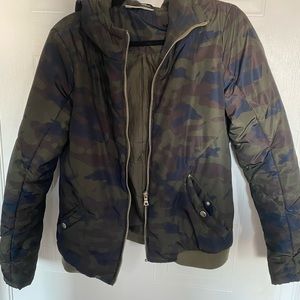 Army puffer jacket